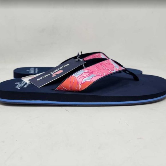 Men\'s 9 10 11 12 Vineyard Vines Kentucky Derby roses & posies flip flops sandals main image 5